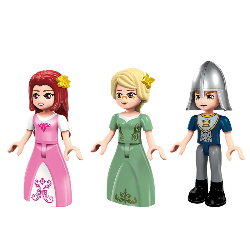 Models-building-toy-Enlighten-2609-456Pcs-Girls-Friends-Leah-Angel-Princess-Ship-Building-Blocks-compatible-with