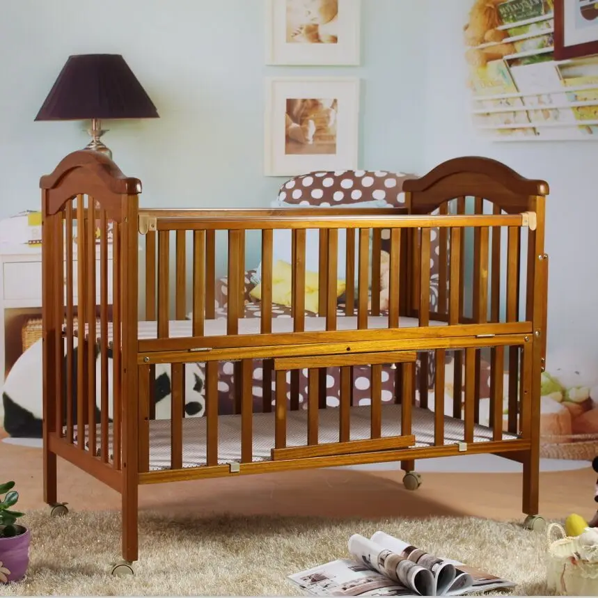 solid wood crib