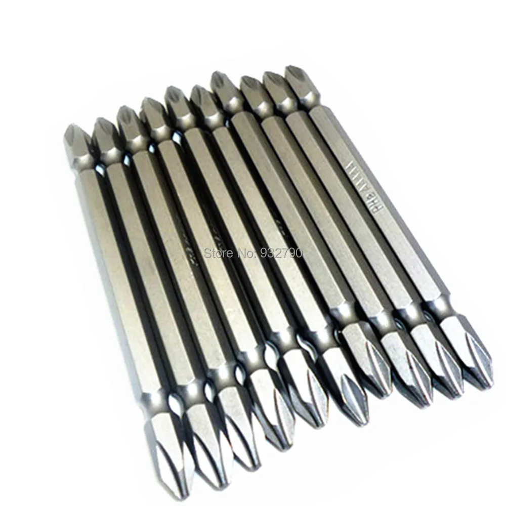 25mm Länge 1/4" Doppel End PH2 Phillips Magnetik Schraubendreher Bit 10 Stück 25mm Länge 1/4" Doppel End PH2 Phillips Magnetik Schraubendreher Bit 10 Stück