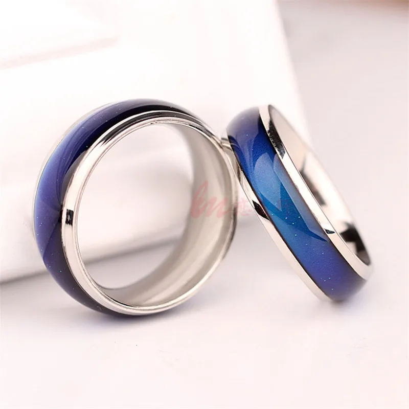 Changing Color Fashion Adjule Mood Ring Wedding Rings For Men Changing Color Fashion Adjule Mood Ring Wedding Rings For Men And Women Silver Creative Hobby Children In From Jewelry