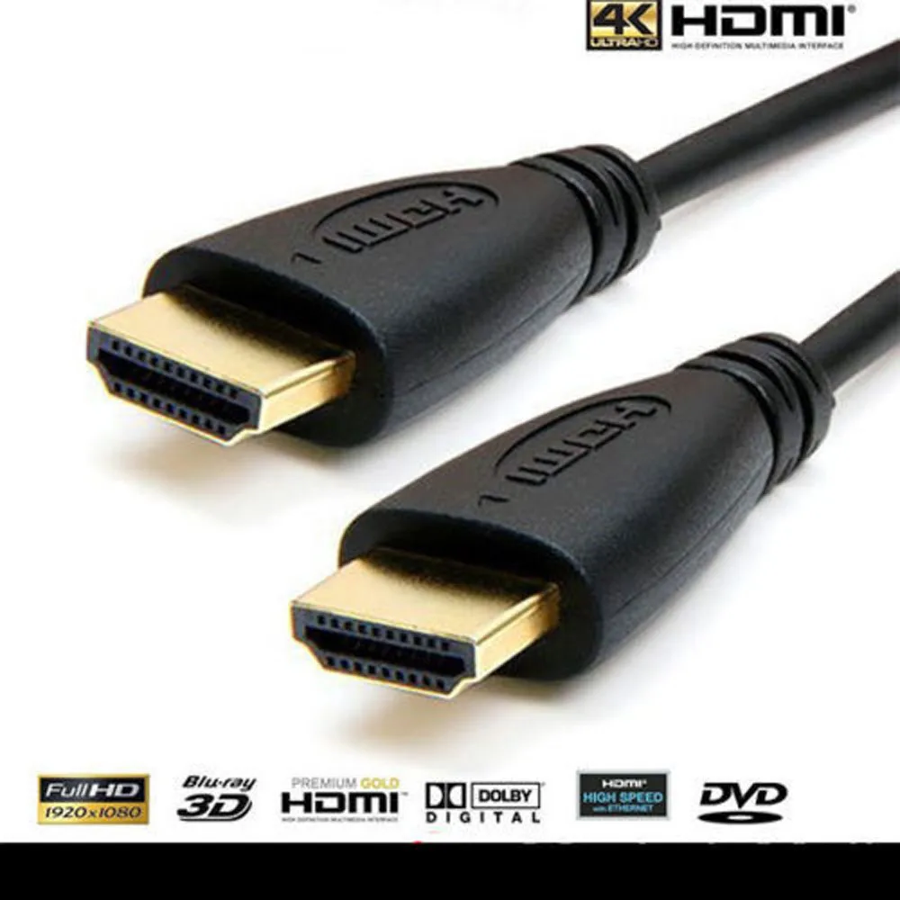 Полный 1080P 3D Премиум HDMI к HDMI кабель 1,4 в HD цифровой DVB-S2 спутниковый DVB-T2 ISDB-T ATSC ТВ приставка подключен HD ТВ HDMI