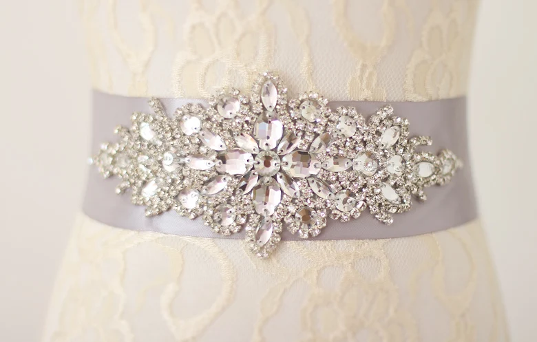 

2015Hot Selling Handmade Bridal Sash Beautiful Luxurious Crystal Rhinestone Pearl Czech Stones Wedding Dress Belt