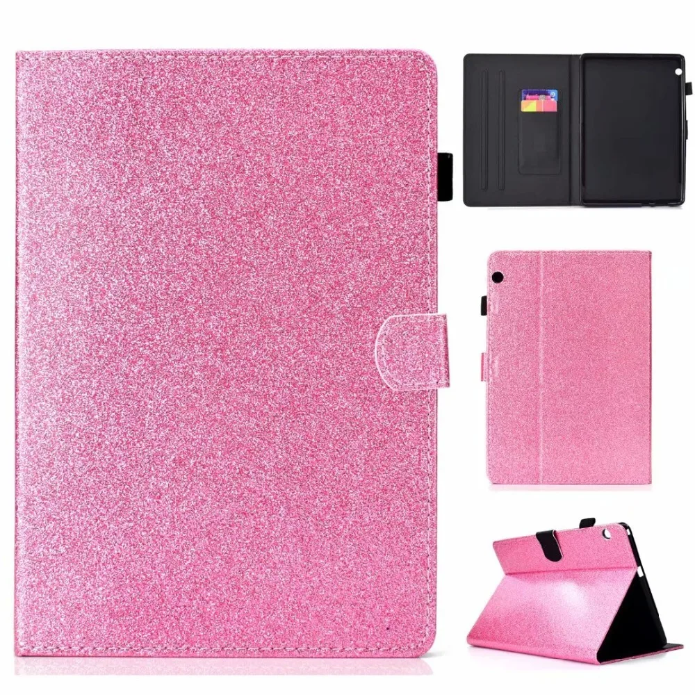 

For Huawei MediaPad T3 10.0 PU Leather Case Cover 9.6'' Protective Stand AGS-L09 AGS-L03 Tablet PC+screen protector