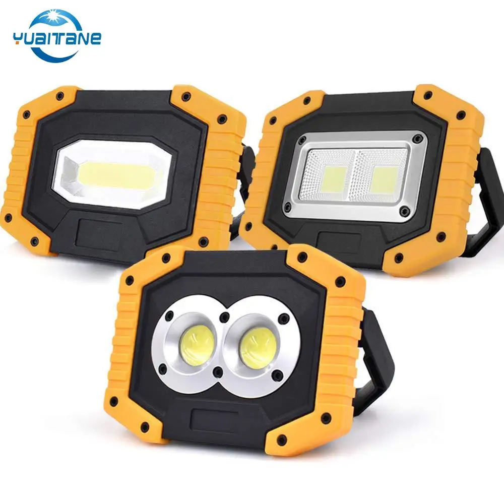 

Led Portable Spotlight Led Work Light USB Rechargeable Flashlights 2*18650 Battery Flash Light For Hunting Camping Led Laterner