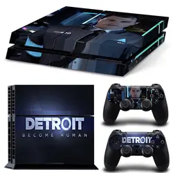 Детройт стать человеком Новое поступление Дизайн Лидер продаж кожи Стикеры для PS4 консоли