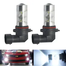 2X автомобильный 9006 HB4 Cree Мощность Фул чипы 3535 20SMD 100 W Светодиодный высокое Мощность туман/дальнего света лампы белый/желтый
