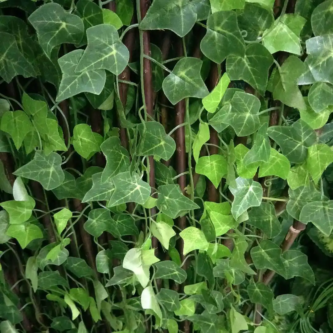 1 Pscs искусственные зеленые листья растения-Гирлянды Плюща искусственные цвета, ротанг Свадебные украшения дома