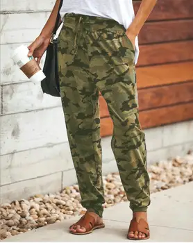

Women Pants Leopard Print Pants Pocket Elastic High Waist Ladies Trousers Casual Stretchy Women Leggings Long Sport Trousers