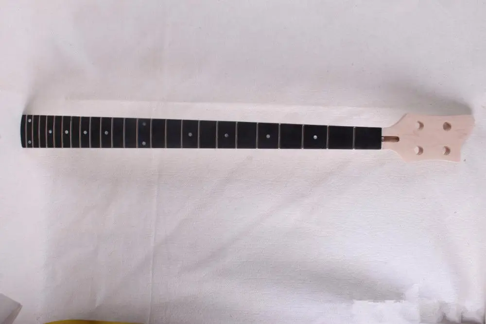 

Unfinished Electric JAZZ Bass Guitar Neck Replacement Maple Wood 24 Fret
