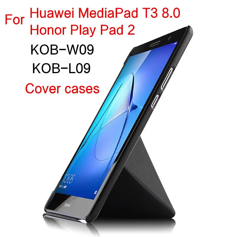 Чехол для huawei MediaPad T3 8,0 KOB-L09 W09, защитный чехол для планшета, кожаный чехол-подставка для Honor Play Pad 2, KOB-W09, L09, 8 дюймов, чехлы