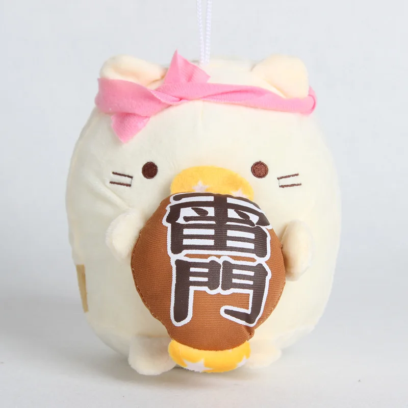 6 шт./лот японское аниме Sumikko Gurashi плюшевая подвеска San X угловая био игрушка мягкие