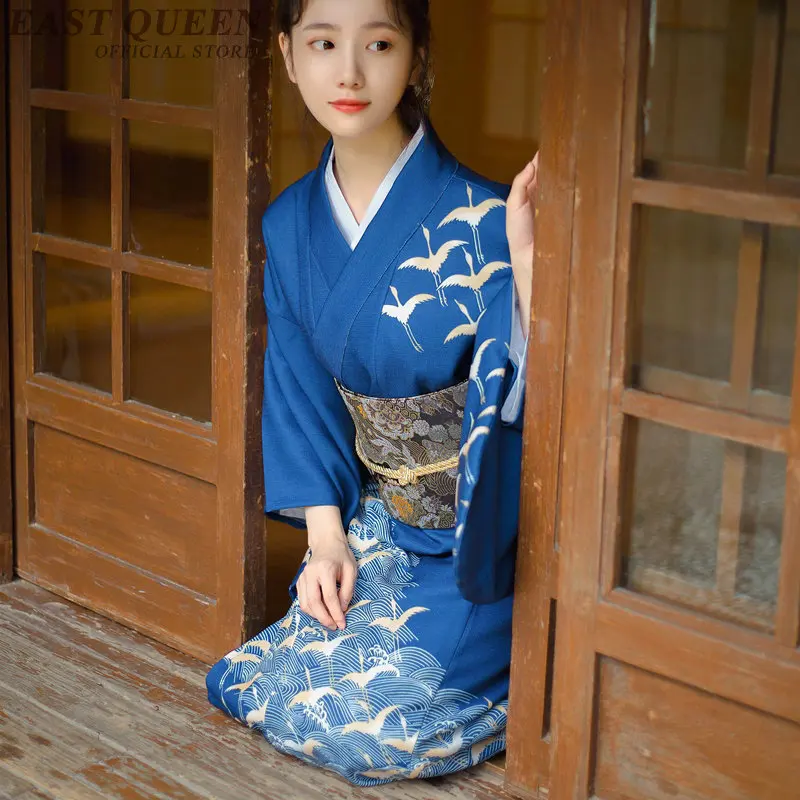 japanese kimono traditional dress cosplay female yukata women haori Japan geisha costume obi Japan asia dress KK2248