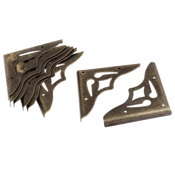 

35mmx35mm Gift Case Box Table Corner Brackets Protector Guards 8 Pcs
