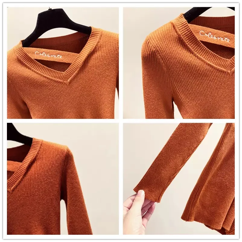 Marwin 2018 New Autumn Winter Women Casual Knitted O-Neck Full Pullovers Soft High Quality Solid Fashion Women Sweaters Marwin 2018 New Autumn Winter Women Casual Knitted O-Neck Full Pullovers Soft High Quality Solid Fashion Women Sweaters
