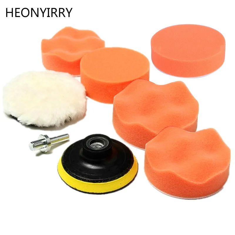 8pcs 8CM Polishing Buffing Pad Kit for Auto Car Polishing Wheel Kit