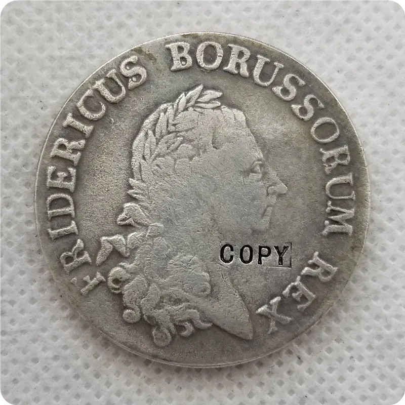 Немецкие Штаты 1785 Fredericus Borussorum Rex монета медаль Thaler копия монеты | Дом и сад