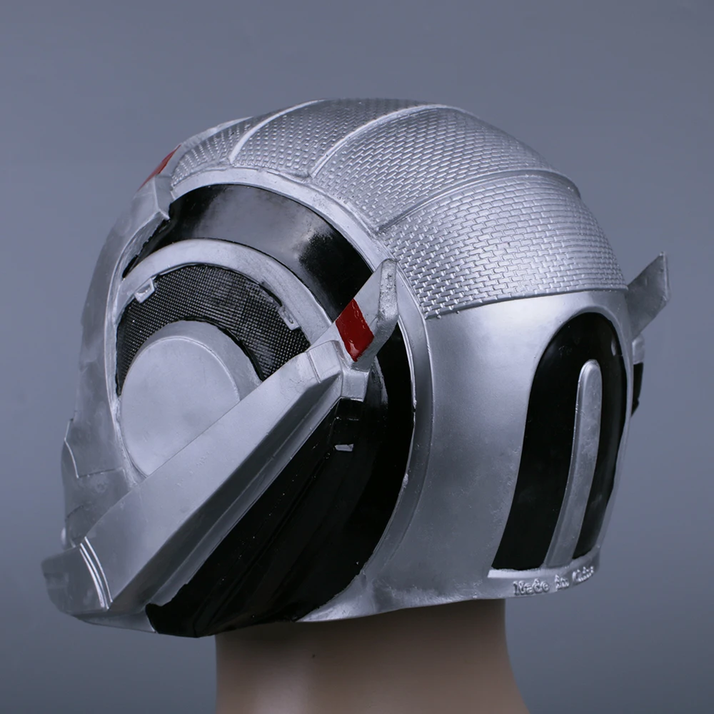2018 Movie Antman 2 Antman And The Wasp Helmet Mask Latex Cosplay Scott Edward Mask Antman Halloween Party Prop (4)