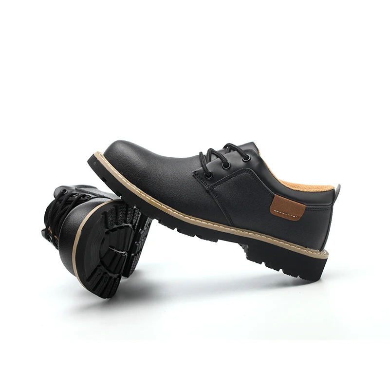 Мужские ботинки Martens черные повседневные кожаные военные безопасная рабочая