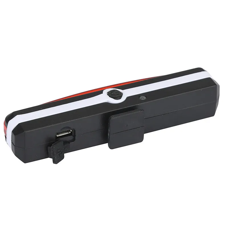 NEW 2018 USB Rechargeable LED Bicycle Bike Cycling Front Rear Tail Light 6 Modes Lamp Set Free shipping Wholesale #2A27 (10)