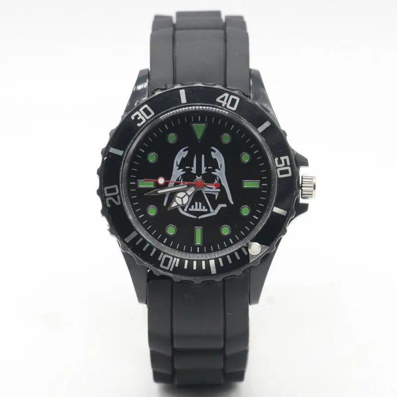 

Wholesale Fashion Watches Women Quartz silicone Watch Star Wars Skull Marilyn