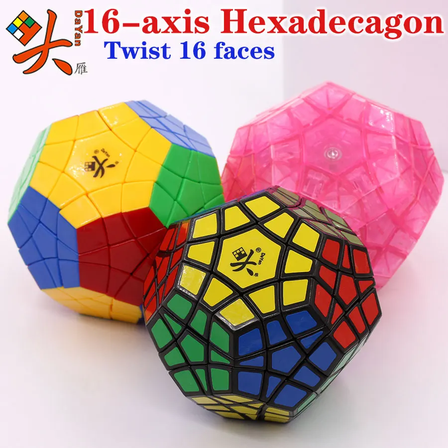 

Magic cube puzzle Dayan 16 axis Hexadecagon twist 16 faces master champion collection must twist toys