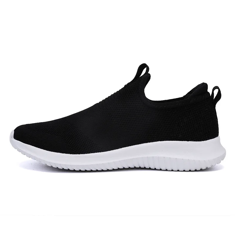 Cheap Men Sports Sneakers Shoes Breathable Men's Running Shoes Red Lightweight Sneakers Woman Comfortable Athletic Footwear - Цвет: black