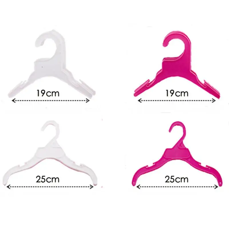 

3pcs/lot Dog Clothes Plastic Hanger Anti-slip Puppy Coat Hanger Save-space Wordrobe Storage Pet Clothes Rack