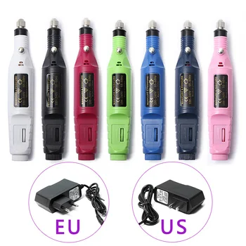 

Manicure Electric Nail Drill Bits Set for Nail File Art Tools Tips Drill Machine Rubber Silicon Flexible Polisher Mill Kit