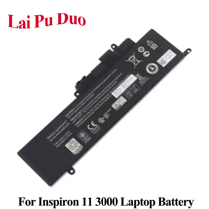 11.1V 43WH Laptop Battery for Dell Inspiron 11 3000 (3147) (3148) (3157) 13 7000 (7348) (7347) (7359) series 4K8YH RHN1C GK5KY | Компьютеры