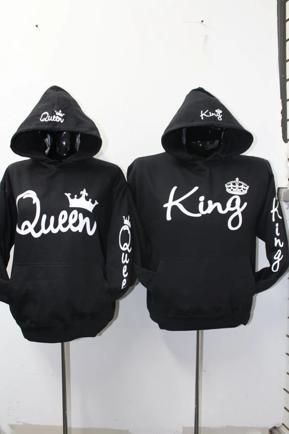 sudaderas de parejas king queen