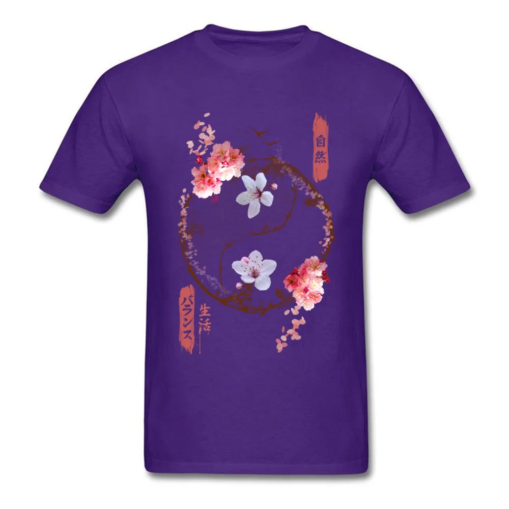  Man Top T-shirts Eternal Balance Street Tops Shirts Cotton Fabric Crew Neck Short Sleeve Casual T-Shirt Summer Eternal Balance purple