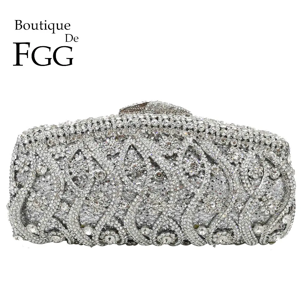 ^*Best Offers Женская сумка-мессенджер Boutique De FGG, с кристаллами, для коктейлей и свадьбы ^*Best Offers Женская сумка-мессенджер Boutique De FGG, с кристаллами, для коктейлей и свадьбы
