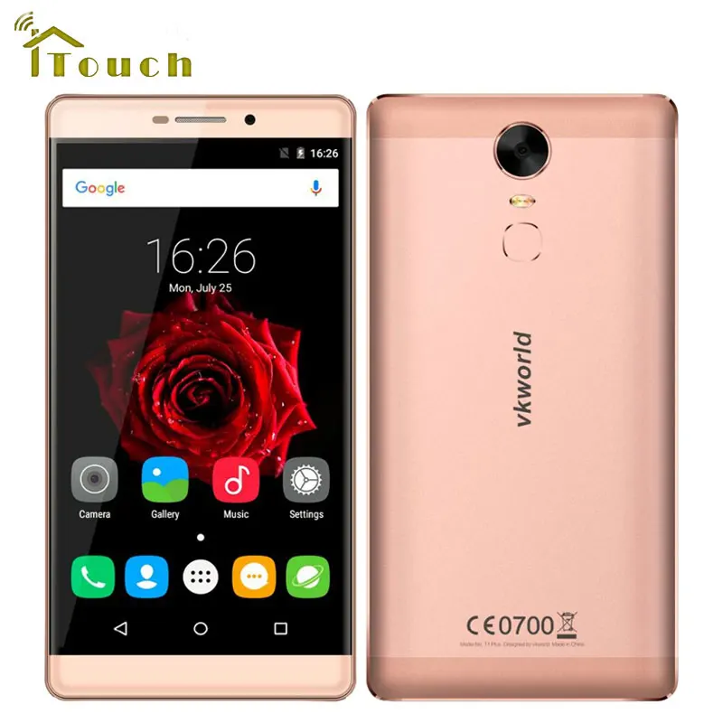 Vkworld T1 плюс сотовый телефон 6.0 дюйма 1280*720 Android Quad Core 2 ГБ Оперативная память 16