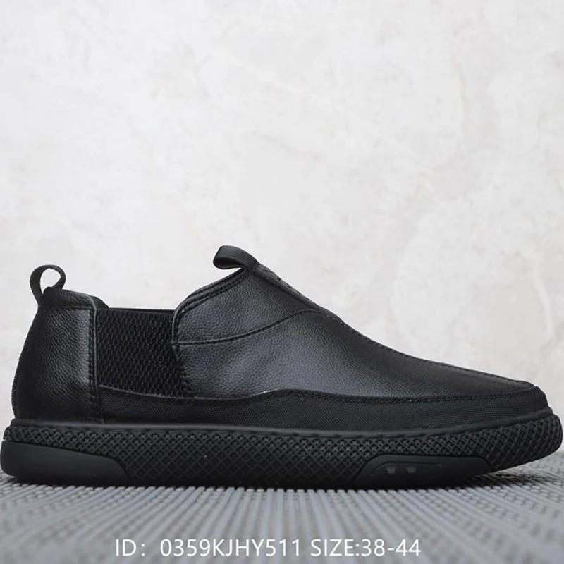 

Men's business lightweight pedals casual shoes men's shoes leather shoes
