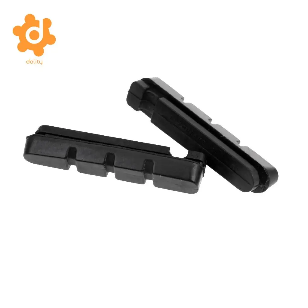MagiDeal 2Pcs Rubber Road Bike Brake Replacement Pads Blocks Cycling Bicycle V-brake replacement brake pads for carbon rims 58mm