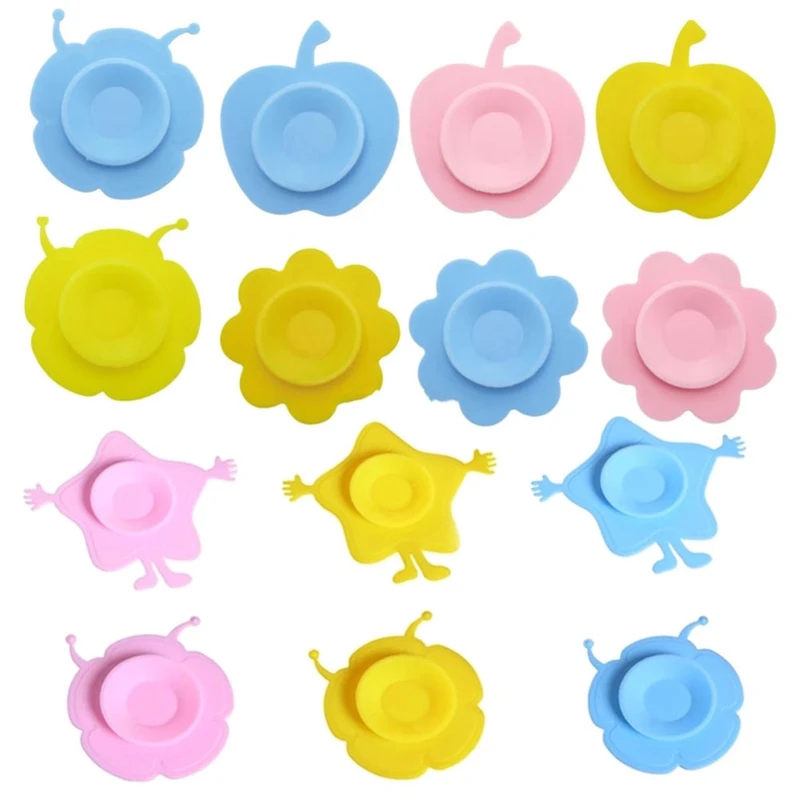 Multifunctional Child Baby Tableware Non-slip Bowl Suction Pad Baby Plate Kids Silicon Pads Cartoon Random Style Multifunctional Child Baby Tableware Non-slip Bowl Suction Pad Baby Plate Kids Silicon Pads Cartoon Random Style