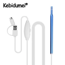 Универсальный 3 в 1 Тип C медицинский отоскоп 6 светодиодный Wifi ушной отоскоп для чистки 5,5 мм ушной инструмент визуальная Ушная ложка Камера Эндоскоп