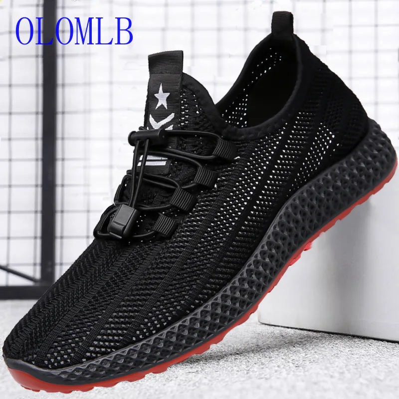 

OLOMLB 2019 Summer Sneakers Breathable Men Casual Shoes Zapatos de hombre Fashion Shoes Men Leisure Shoe Sapatos de mujer