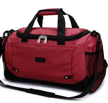 Дорожная сумка Женская дорожная сумка большая Вместительная дорожная сумка мужская дорожная сумка - Цвет: Красный