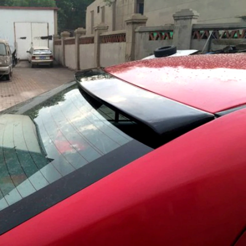 

For Toyota Corolla 2006-2013 ABS Material Primer Color Tail Wing Decoration Car Rear Roof Spoiler