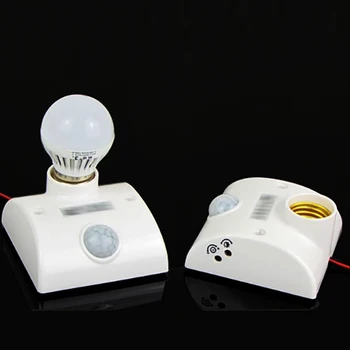 

Hot sale E27 220V Infrared Motion Sensor Automatic Light Lamp motion sensor Holder Switch