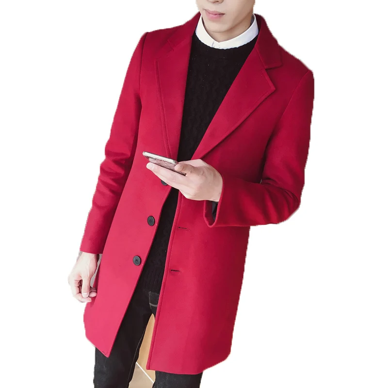 sobretudo masculino vinho