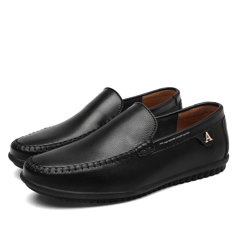 Valstone/качественная кожаная повседневная обувь; мужские итальянские Лоферы без застежки; кожаная обувь; мягкие удобные мокасины для