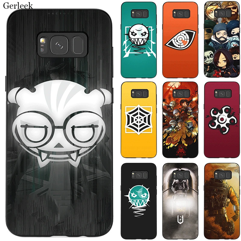 

Desxz Cell Phone Case Silicone Rainbow Six Siege 6 For Samsung Galaxy S6 S7 Edge S8 S9 S10 S10E Plus Note 8 9 Cover