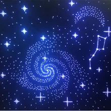 RGB 150/200/300 шт* 0,75 мм* 2 м светодиодный волоконно-оптический свет Звездный потолочный комплект огни оптическое освещение Удаленный Двигатель домашний автомобильный Декор