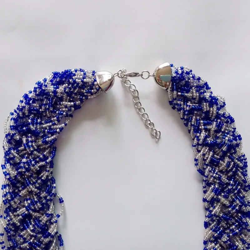 Новинка, модные богемные ожерелья из бисера, модные ожерелья для женщин, ювелирные изделия для тела NK718