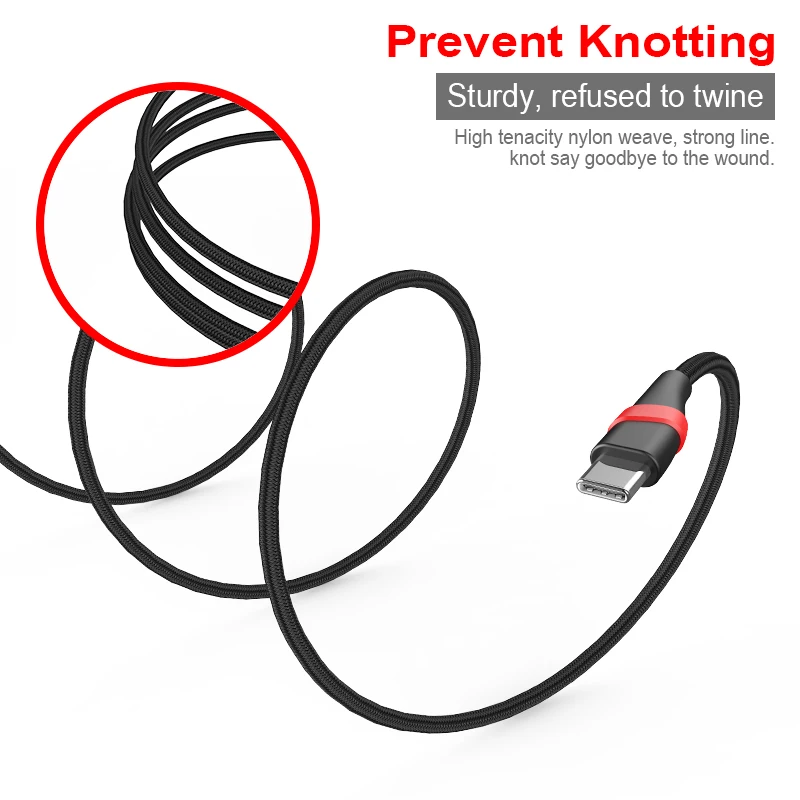 5A 5 V USB C كابل مضفر سريع سريعة نوع C سلك بيانات الشحن السريع شاحن سامسونج غالاكسي S9 Xiaomi هواوي الشرف زائد P20