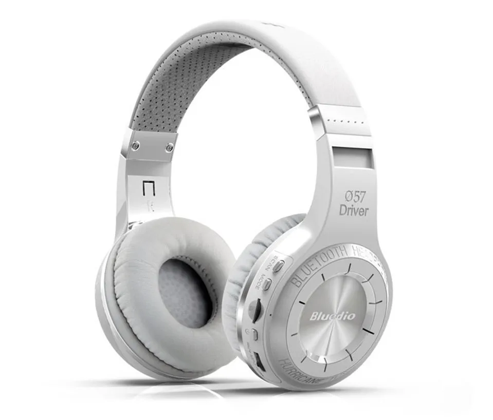 

Brand Bluedio H+ Bluetooth headsets Stereo Wireless headphones Mic Micro-SD port FM Radio BT 4.1 Over-ear headphones