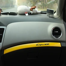 6 цветов ABS хром и лак автомобильный бардачок украшение накладка наклейка для Chevrolet Cruze седан хэтчбек 2009- LHD