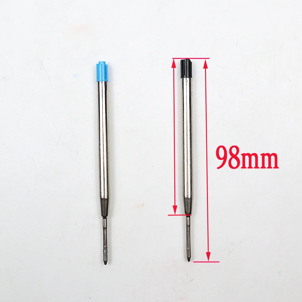 Details about   10 pcs/lot Roller Ballpoint Pen Refill Medium Nib Blue Black Color Ink Ball Pens 